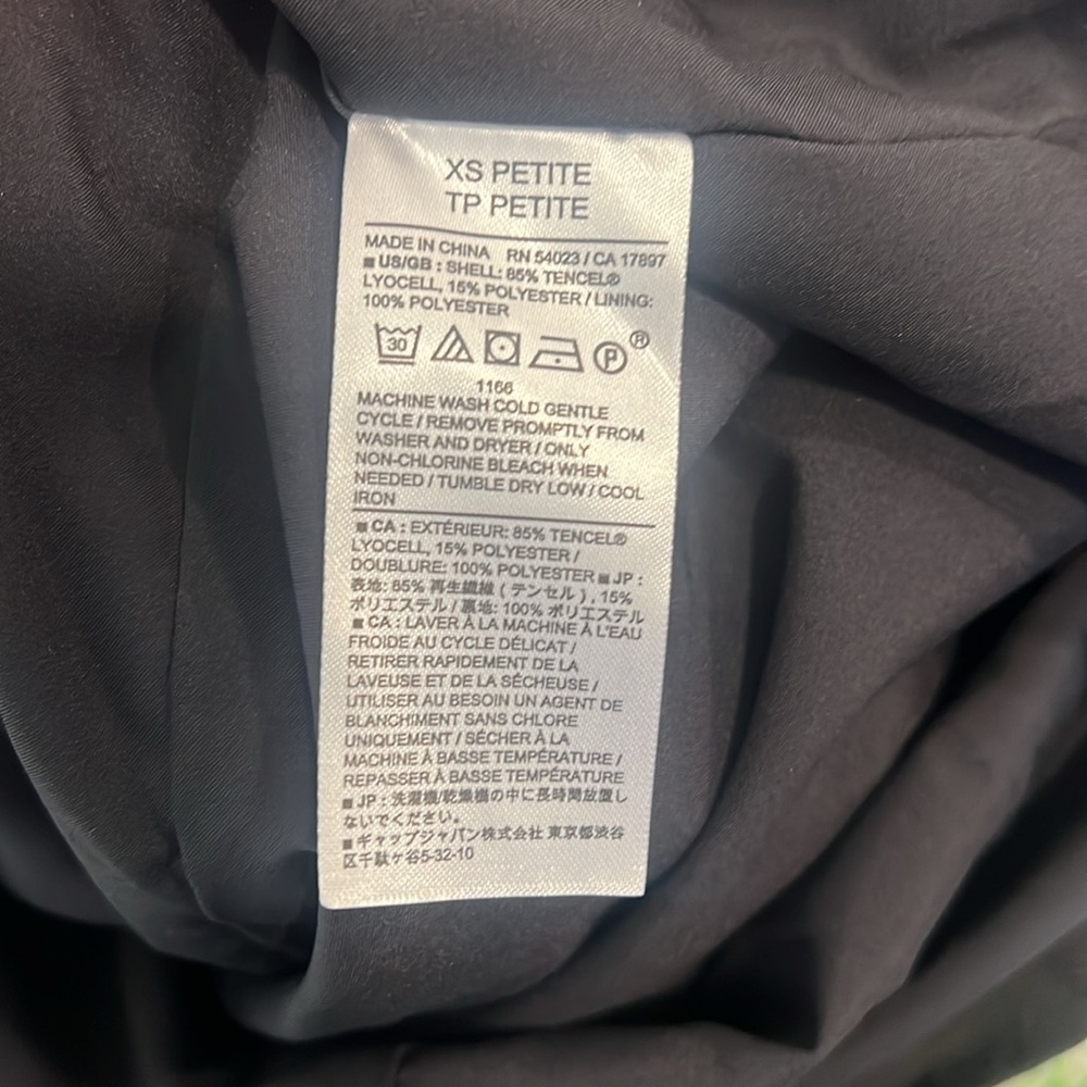 NWT Banana Republic Factory Organza Tie Waist Maxi Dress Size XS - Picture 8 of 8